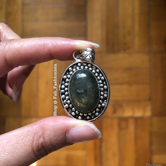 Labradorite Sterling Silver Pendent